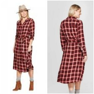 Universal thread plaid dress.
